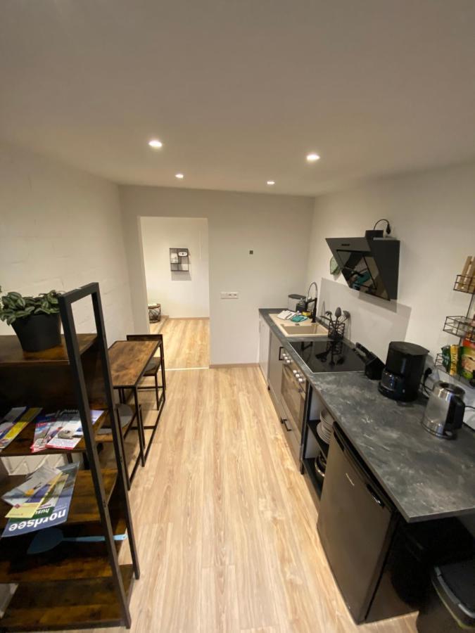 Ferienwohnung Marschkieker - Kleiner Deichhof Hattstedtermarsch Bagian luar foto